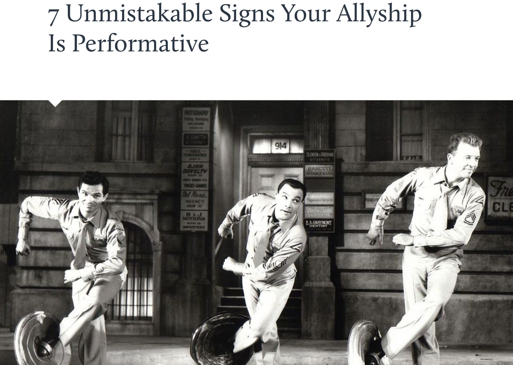 A Challenging Essay about White Allyship