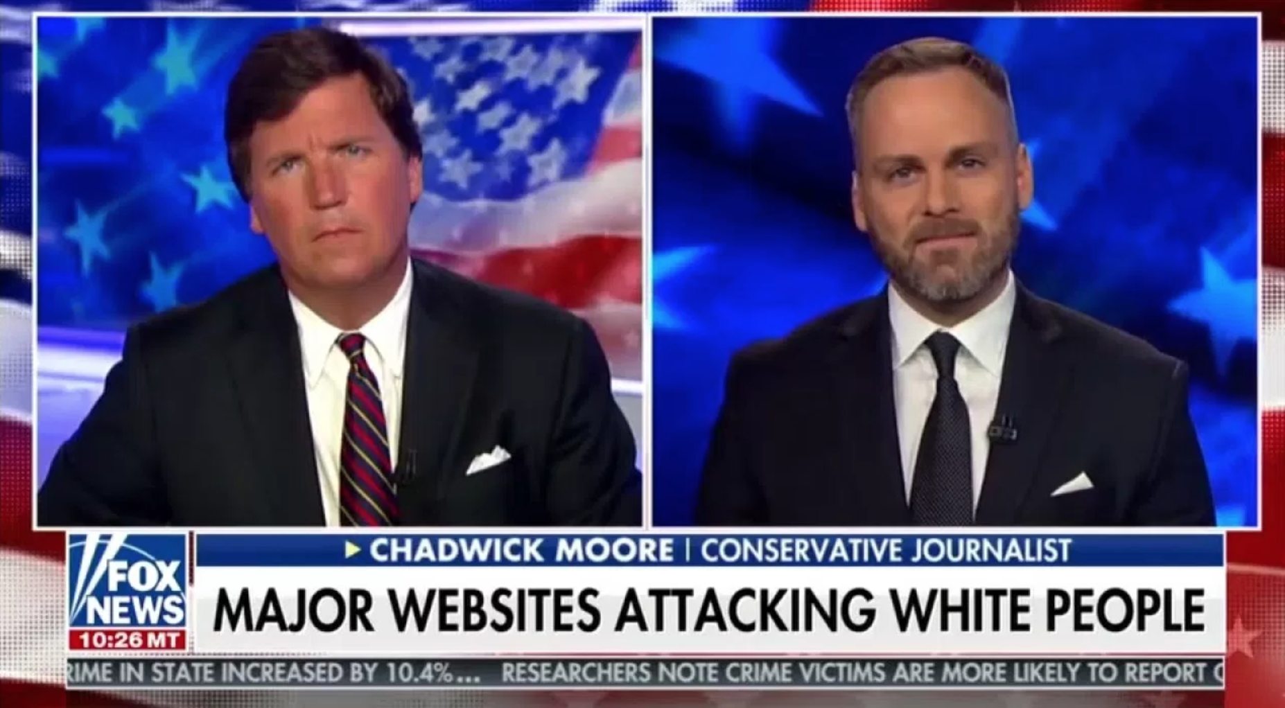 Fox news package on how hard it is to be white these days